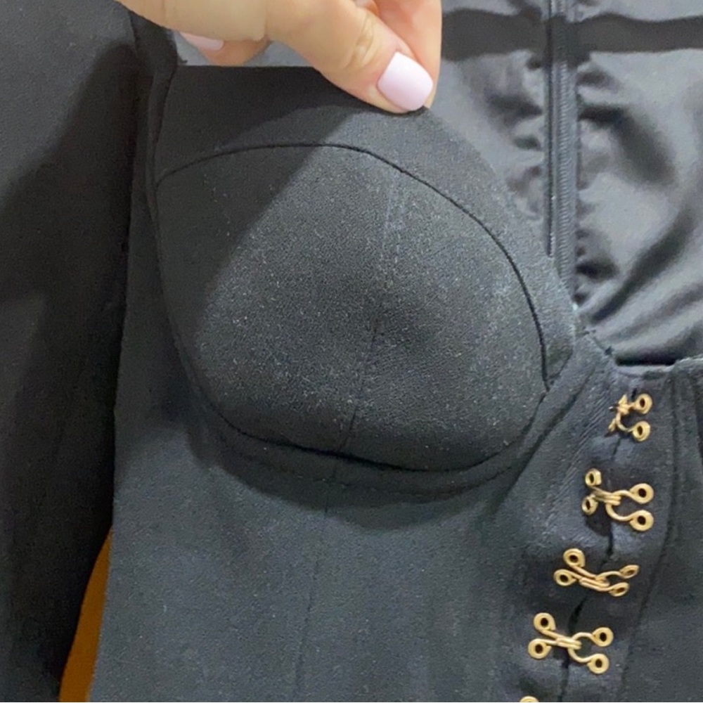 House of CB black dress long sleeve - Picture 4 of 6